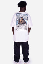 Camiseta Compton Oversized Boyz'N The Hood Off White