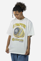Camiseta Compton Oversized Champion Rings Off White