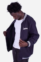 Jaqueta Compton College Bordada Azul Marinho