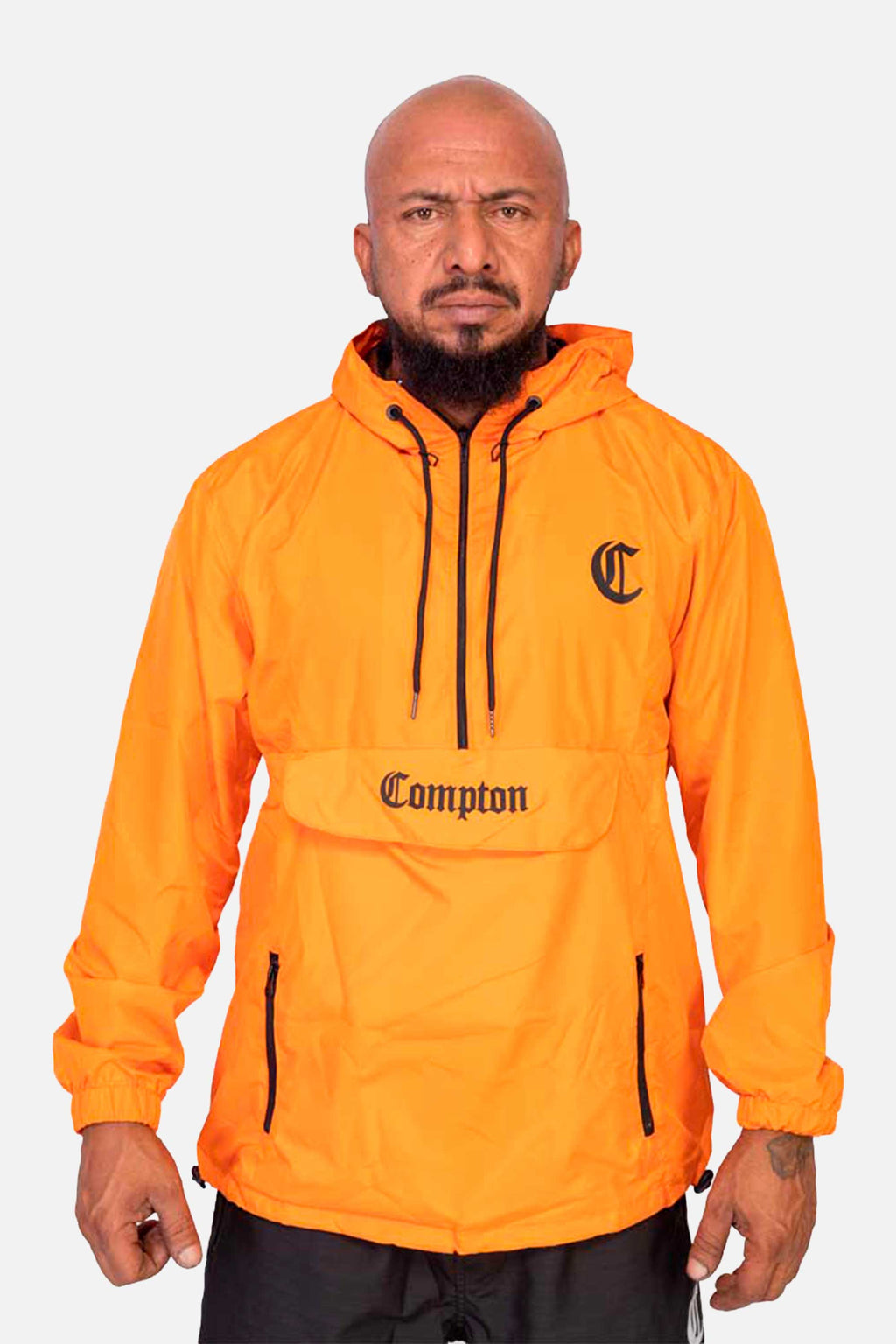 Jaqueta Compton Corta Vento Anorak Laranja