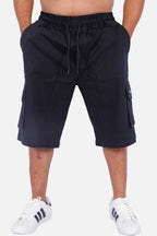 Bermuda Cargo Compton Sarja Black Streets Preta