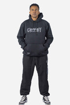 Moletom Compton Canguru Medieval Preto