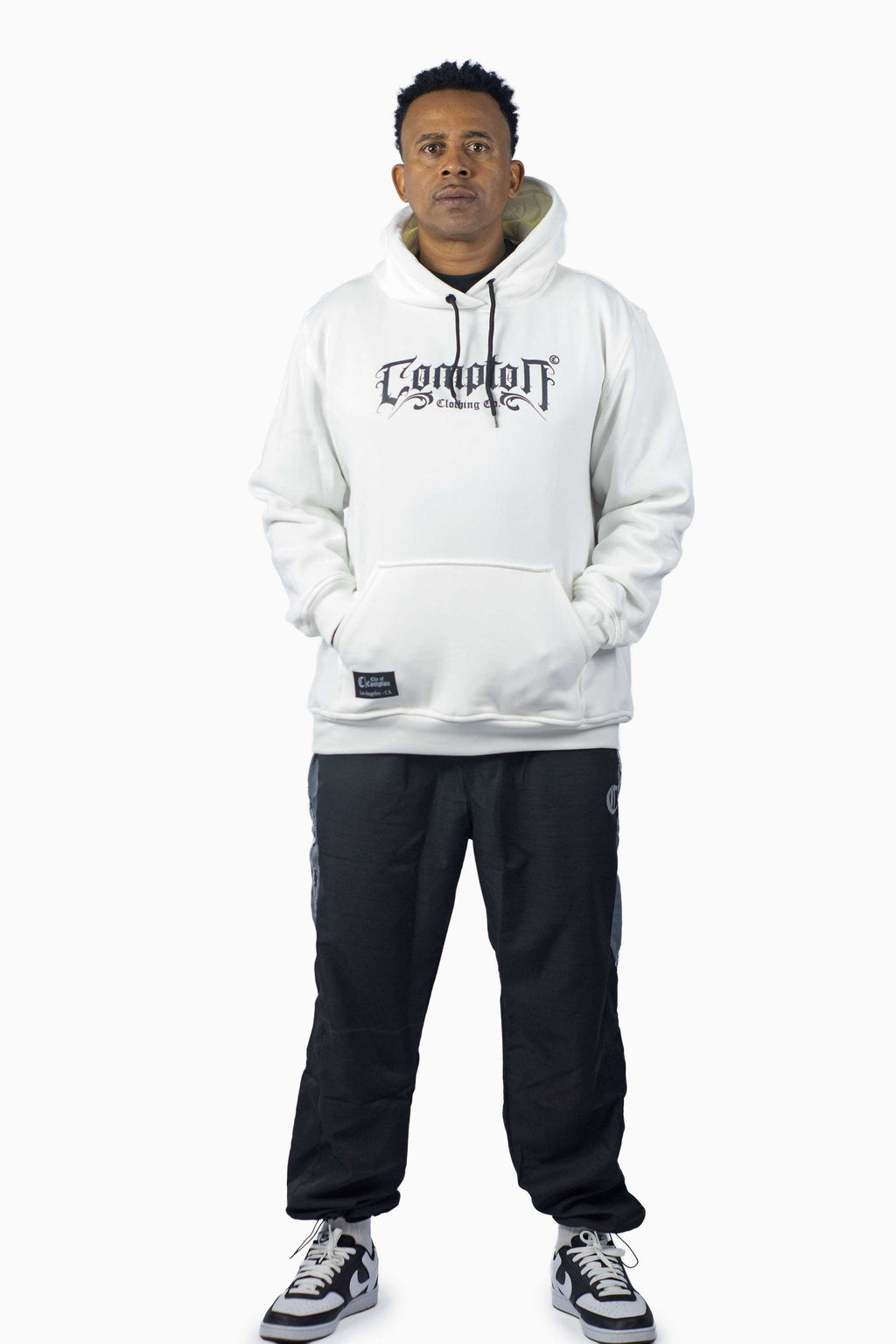 Moletom Compton Canguru Medieval Off White