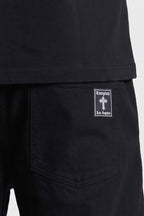 Calça Jeans Baggy Compton Gothic - Black