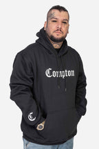 Moletom Compton Canguru Classic Plus Preto