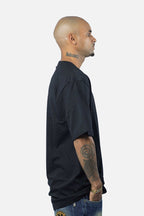 Camiseta Compton Oversized Refletiva Luminous Preta