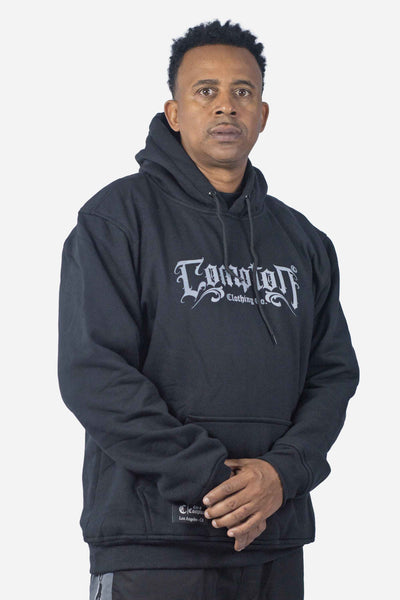 Moletom Compton Canguru Medieval Preto