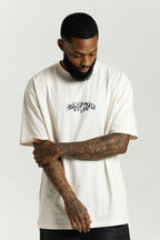 Camiseta Compton Oversized N.W.A. Faces - Off White