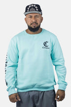 Moletom Compton Careca Logo Verde