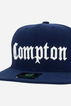 Boné Compton Aba Reta Snapback Classic Azul Marinho