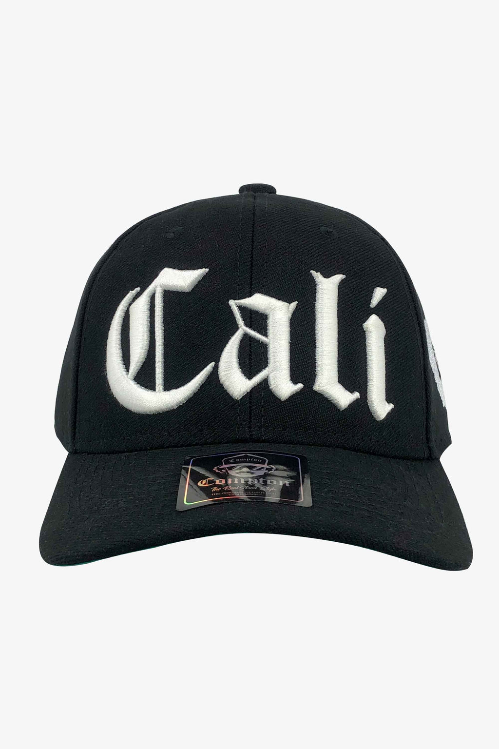 Boné Compton Aba Curva Snapback Cali Preto