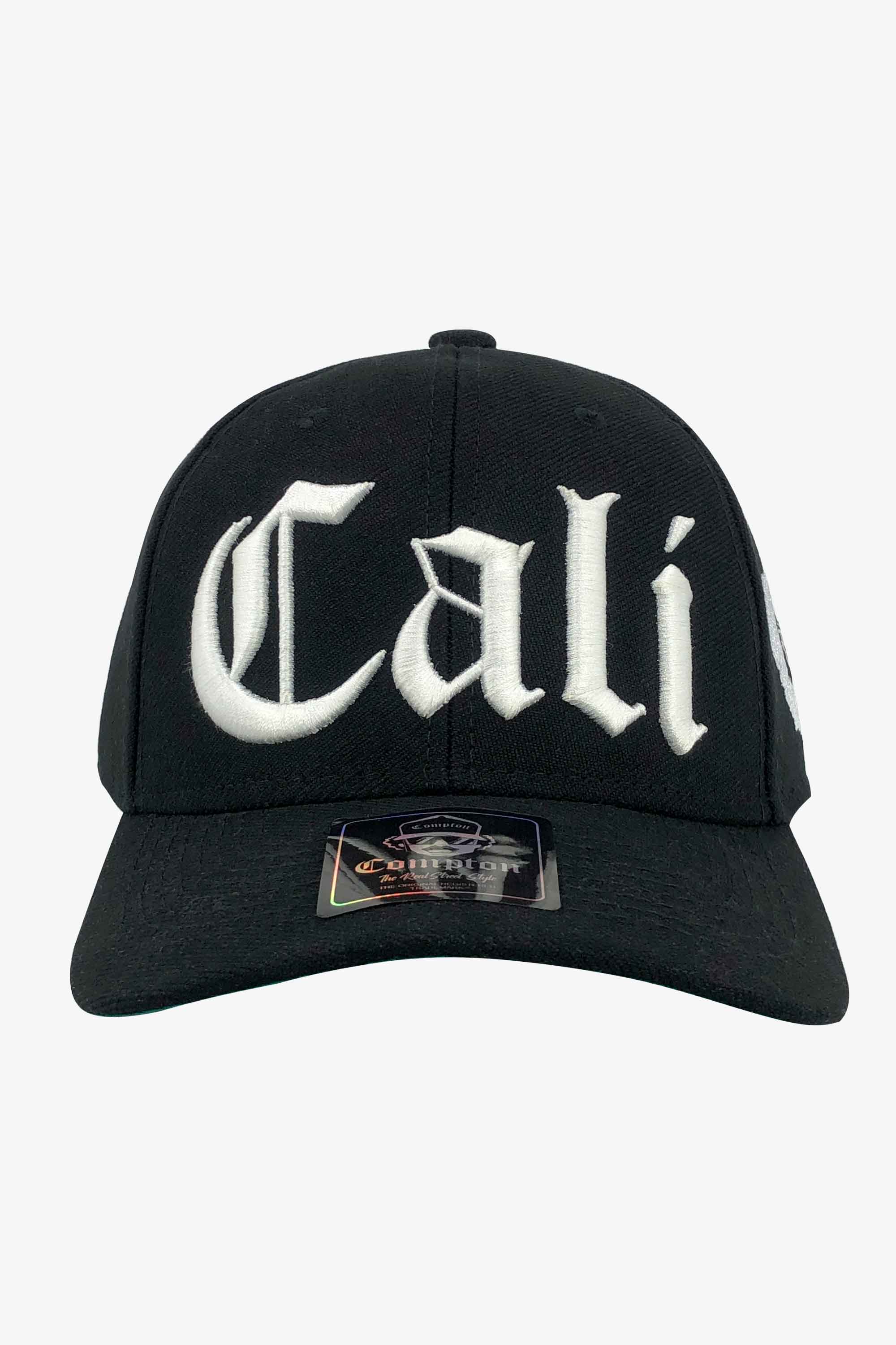 Boné Compton Aba Curva Snapback Cali Preto