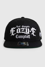 Boné Aba Reta Snapback Compton Real Gangsta Eazy-E - Preto