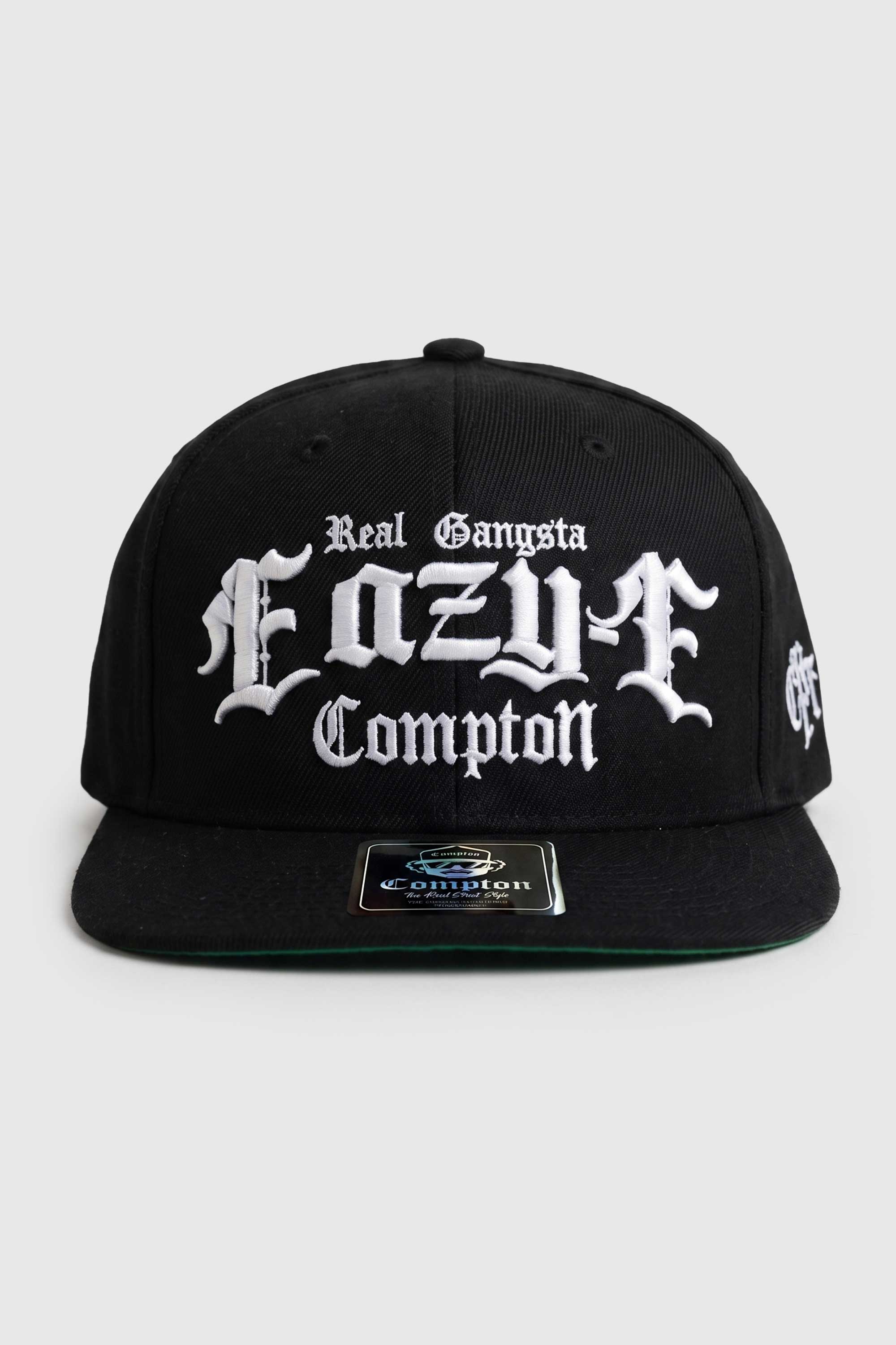 Boné Aba Reta Snapback Compton Real Gangsta Eazy-E - Preto