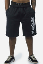 Bermuda Moletom Compton Drop Drained Preta