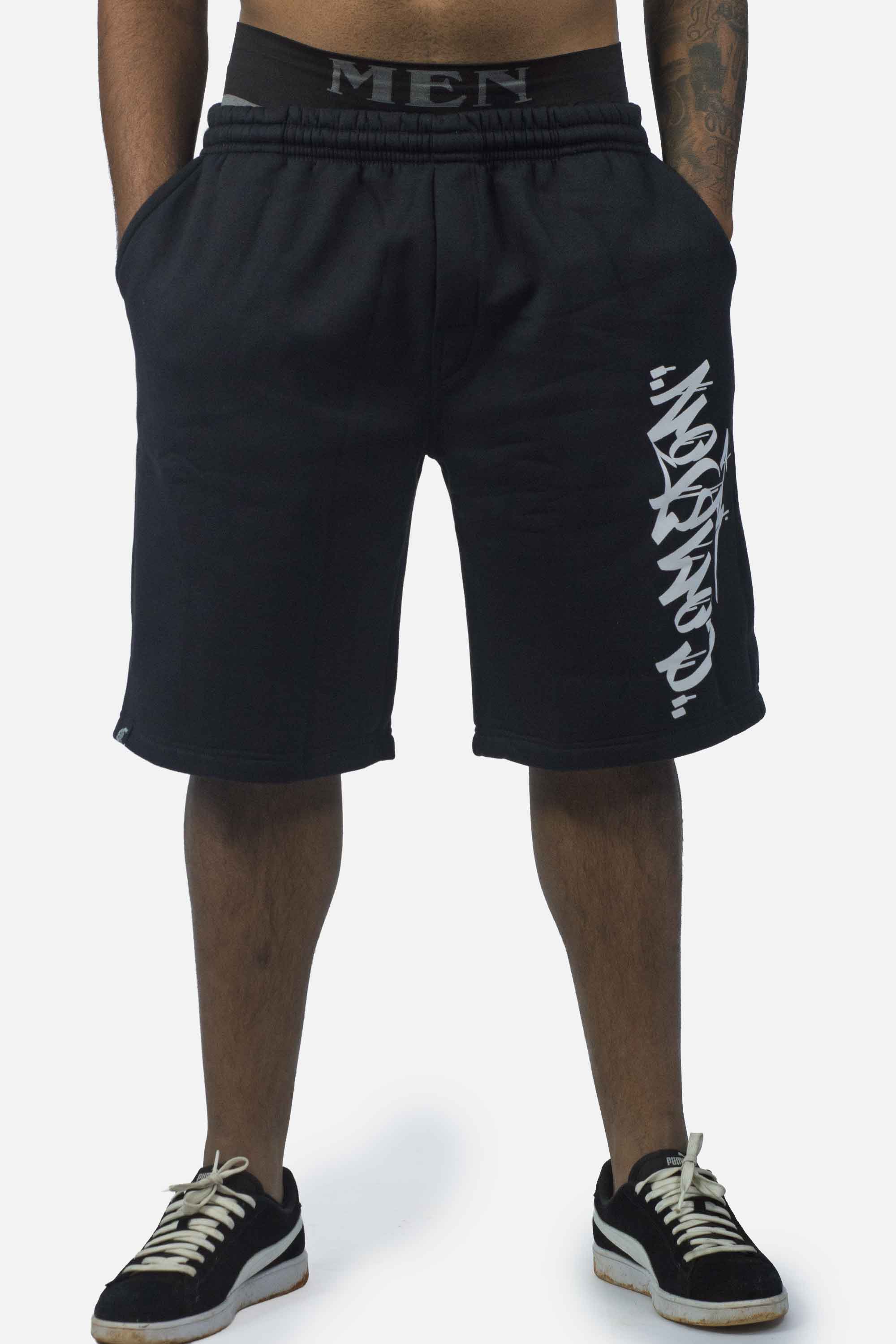 Bermuda Moletom Compton Drop Drained Preta