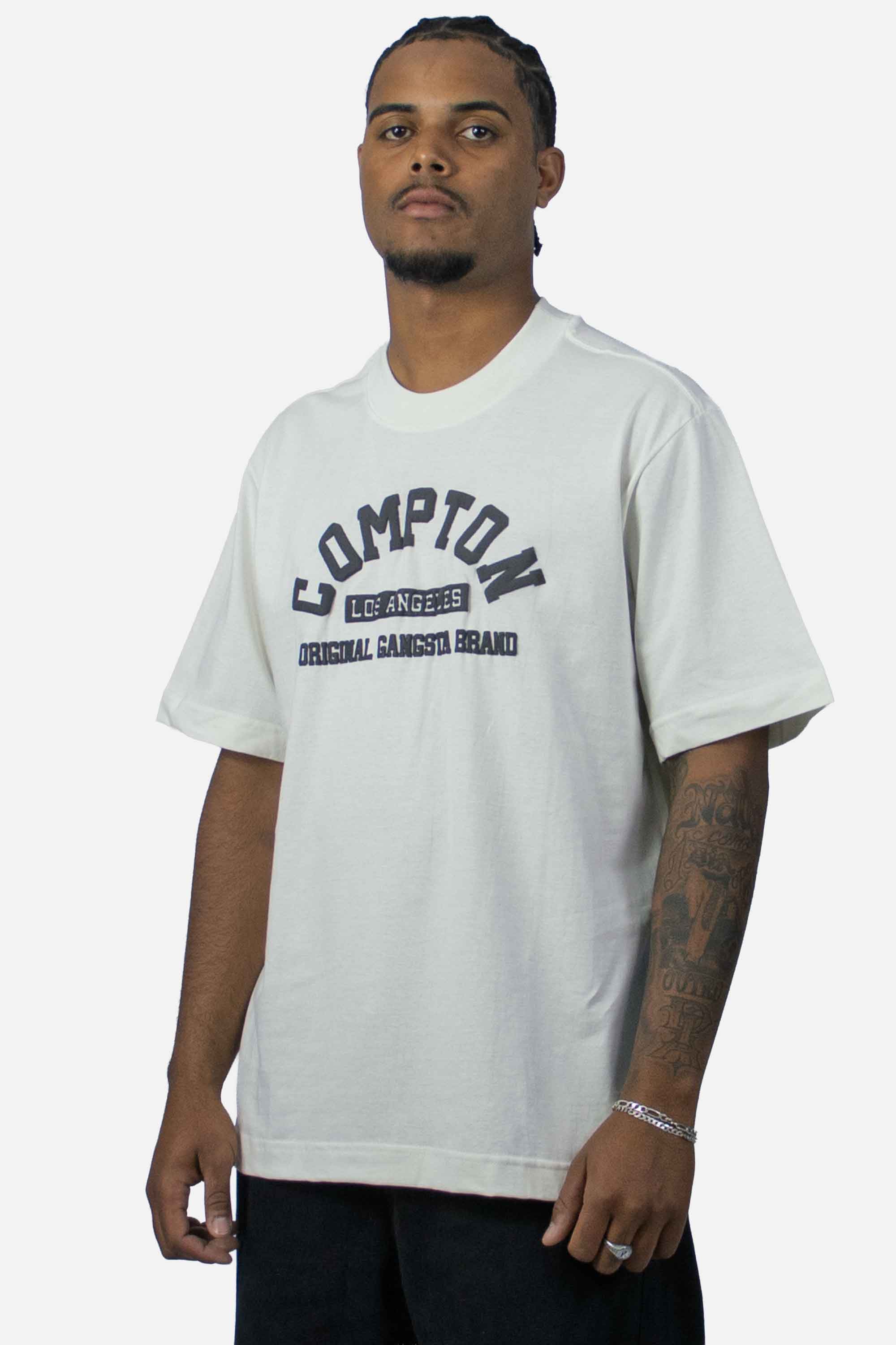 Camiseta Compton Oversized Original Gangsta Brand Off White