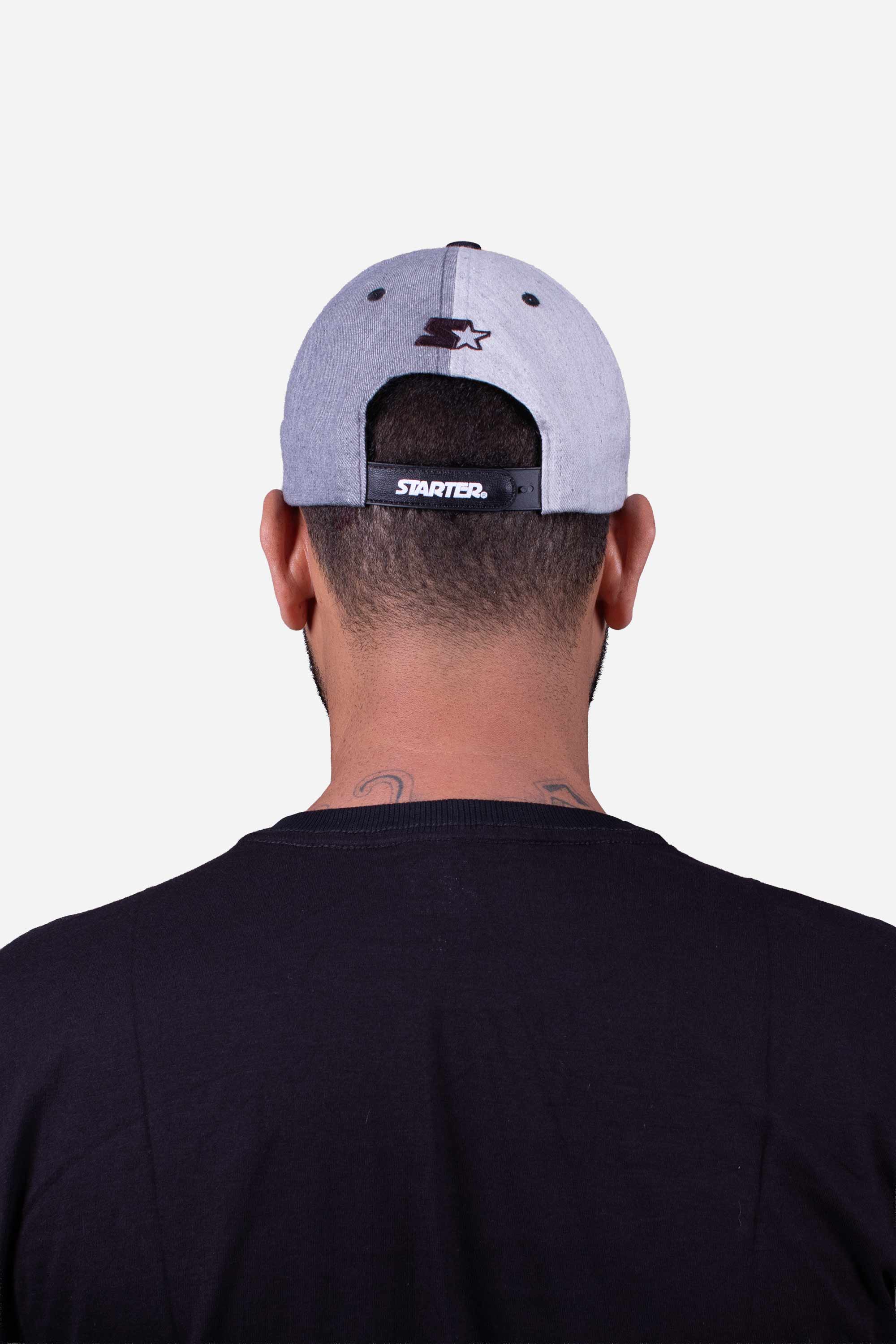 Boné Aba Curva Collab Starter X Compton 310 Cinza