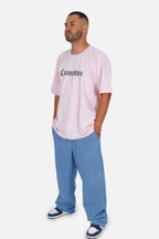 Camiseta Compton Oversized Classic Rosa