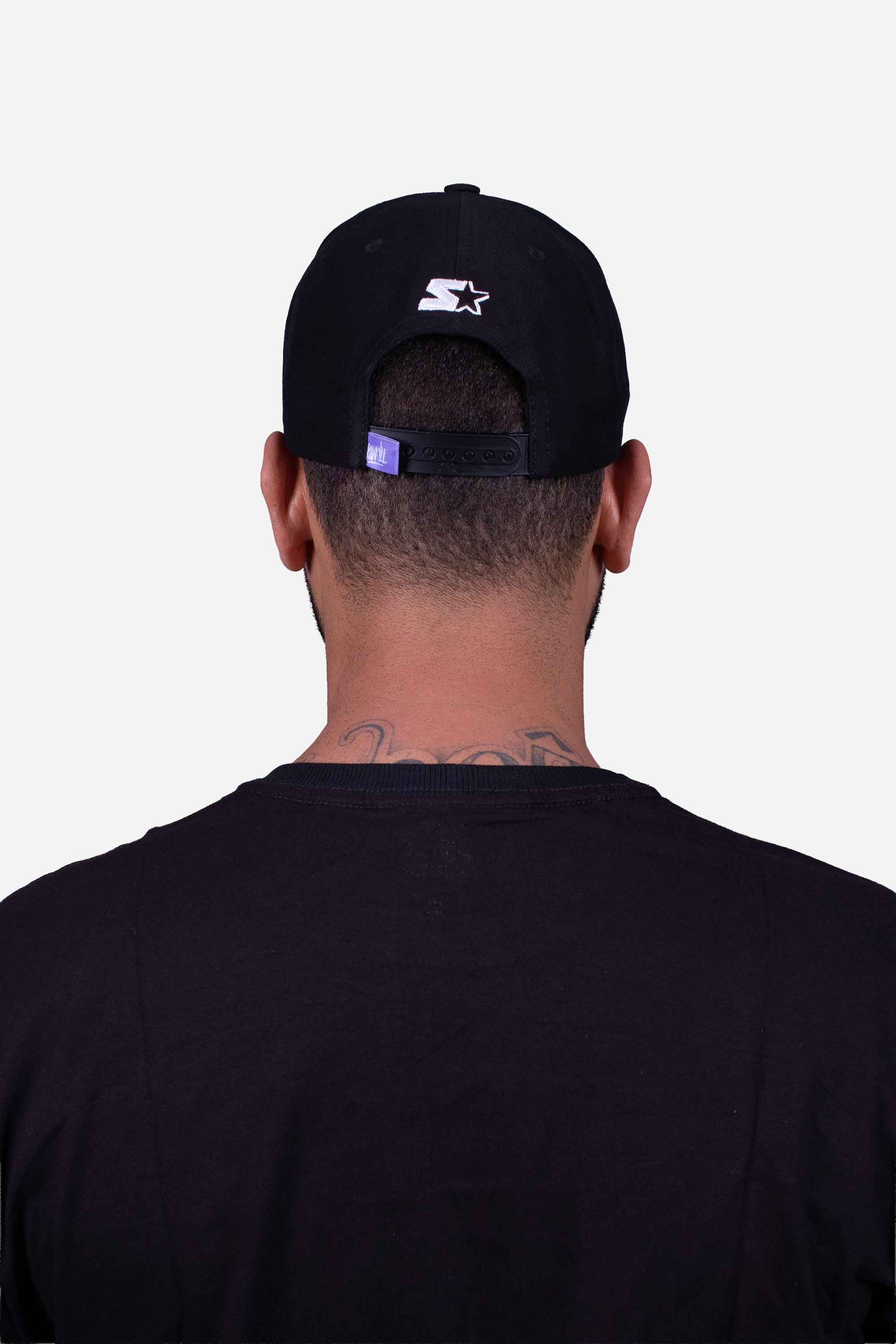 Boné Aba Curva Collab Starter X Compton X Pinkill Preto