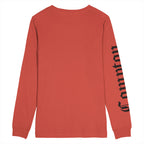 Camiseta Compton Manga Longa Logo Vermelha