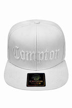 Boné Compton Aba Reta Snapback Classic All White