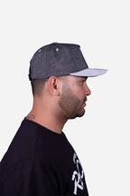 Boné Aba Curva Collab Starter X Compton Click Ninety9 Cinza