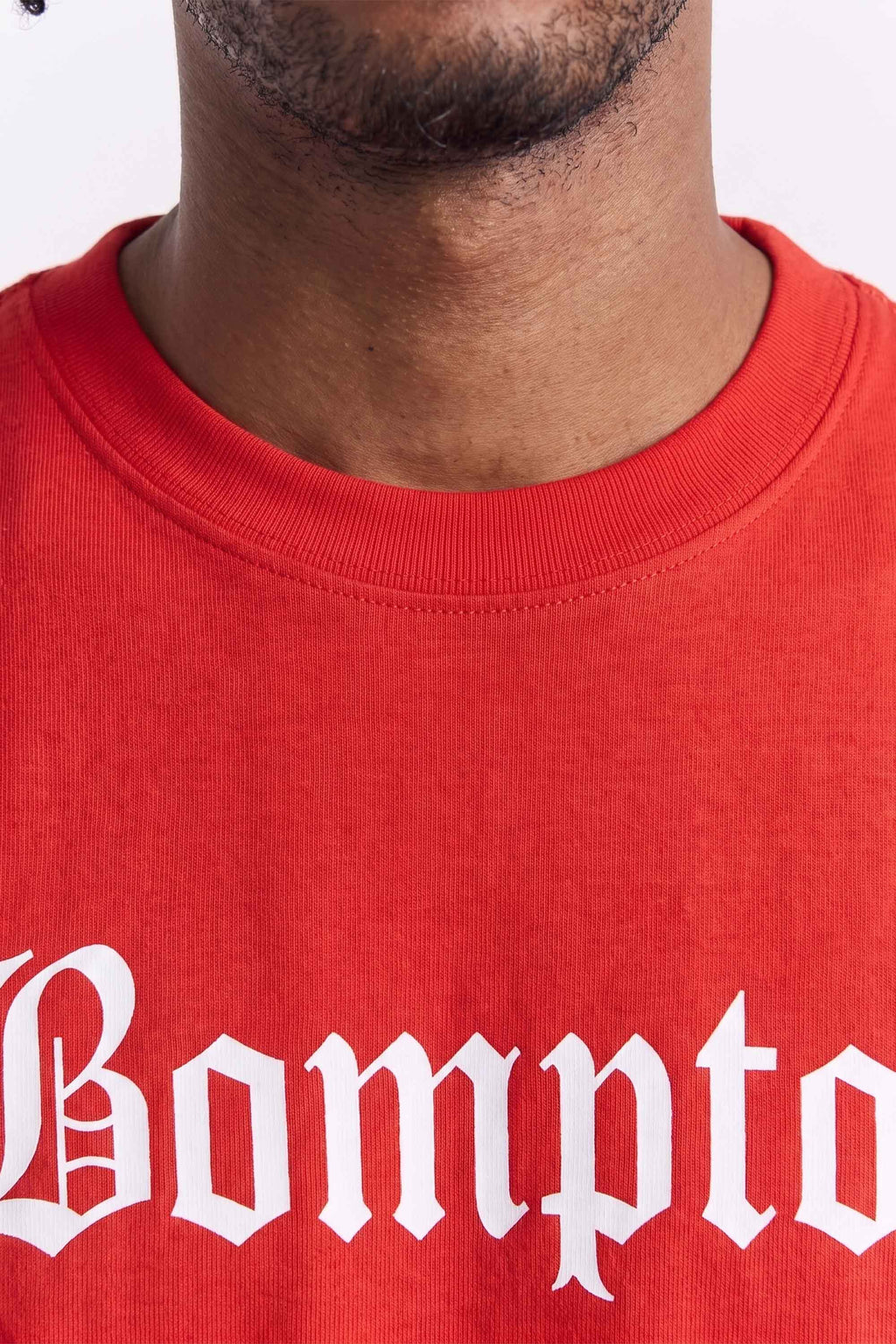 Camiseta Oversized Compton Masculina Streetwear Bompton Vermelha