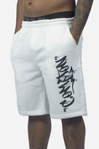 Bermuda Moletom Compton Drop Drained Off White