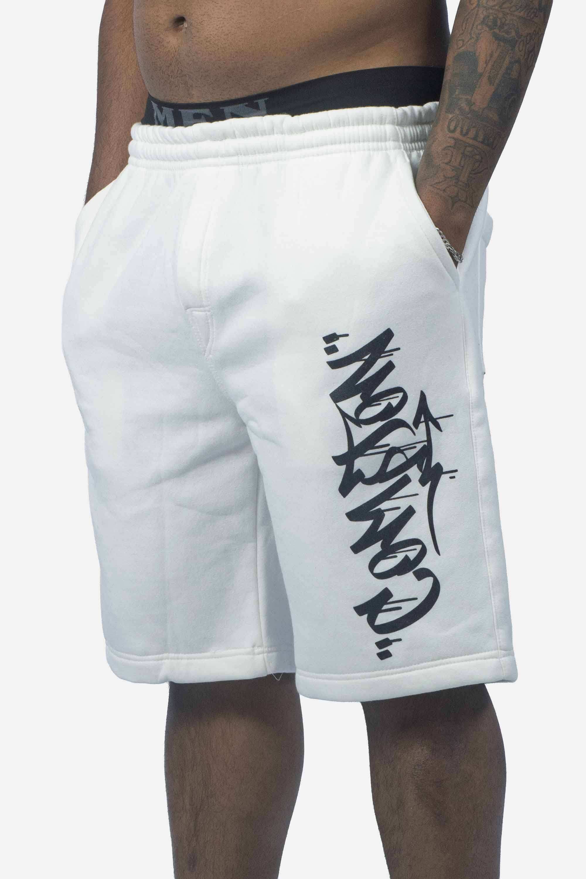 Bermuda Moletom Compton Drop Drained Off White