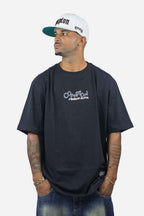 Camiseta Compton Oversized Straigh Outta Preta