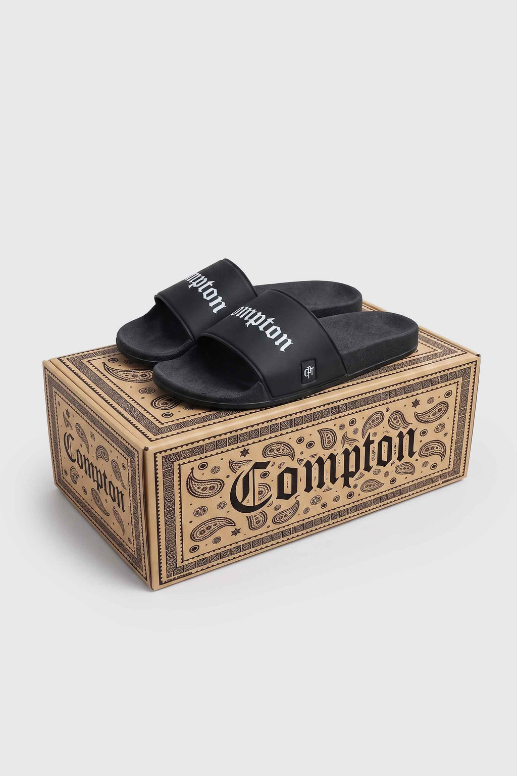 Chinelo Slide Compton Clássico Preto