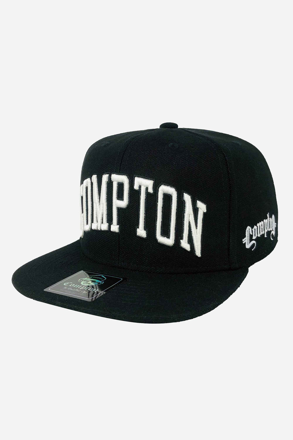 Boné Compton Aba Reta Snapback Urban Preto