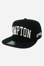 Boné Compton Aba Reta Snapback Urban Preto