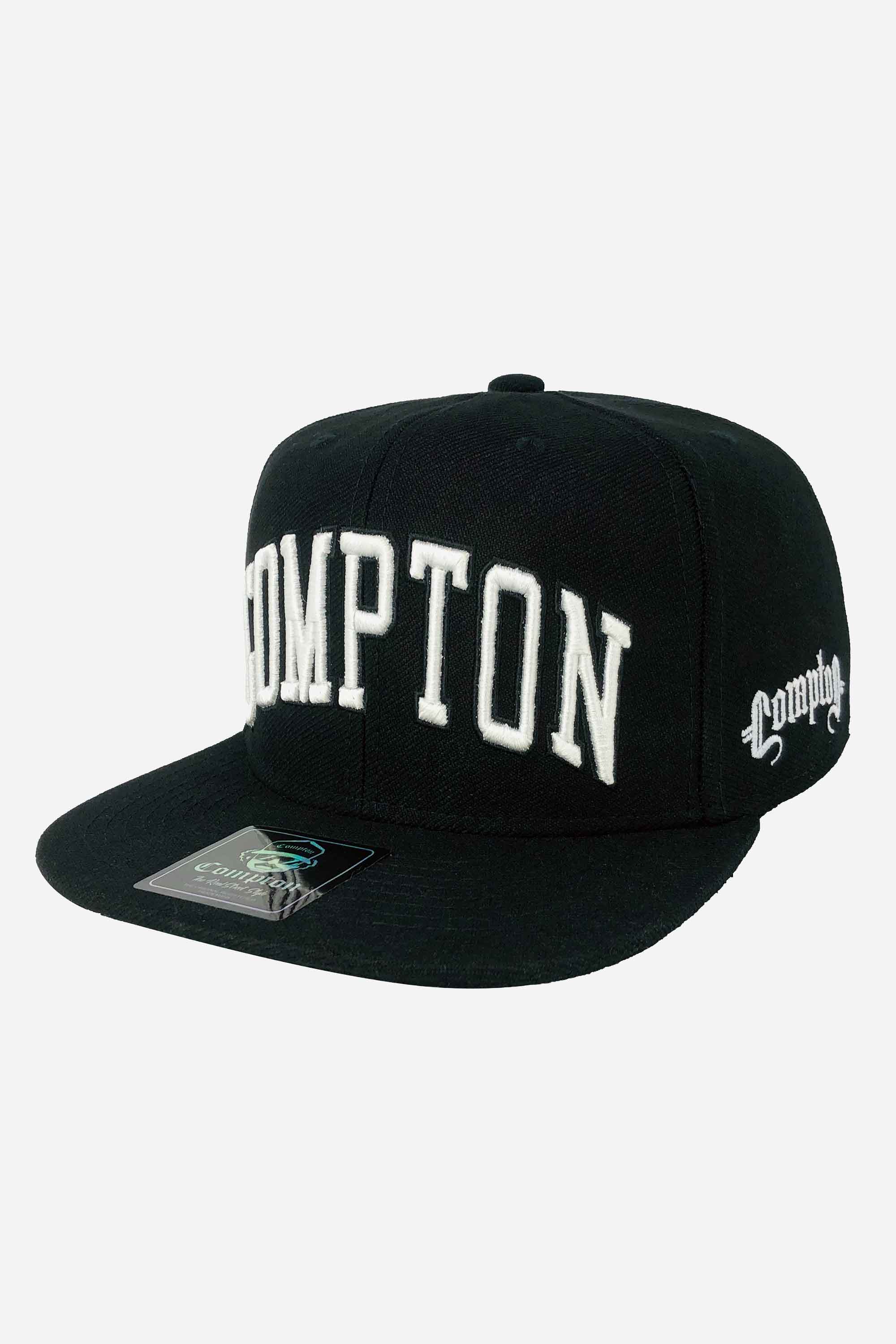 Boné Compton Aba Reta Snapback Urban Preto