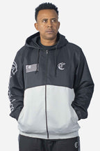 Jaqueta Compton Legacy 2 Cores Preto/Cinza Claro