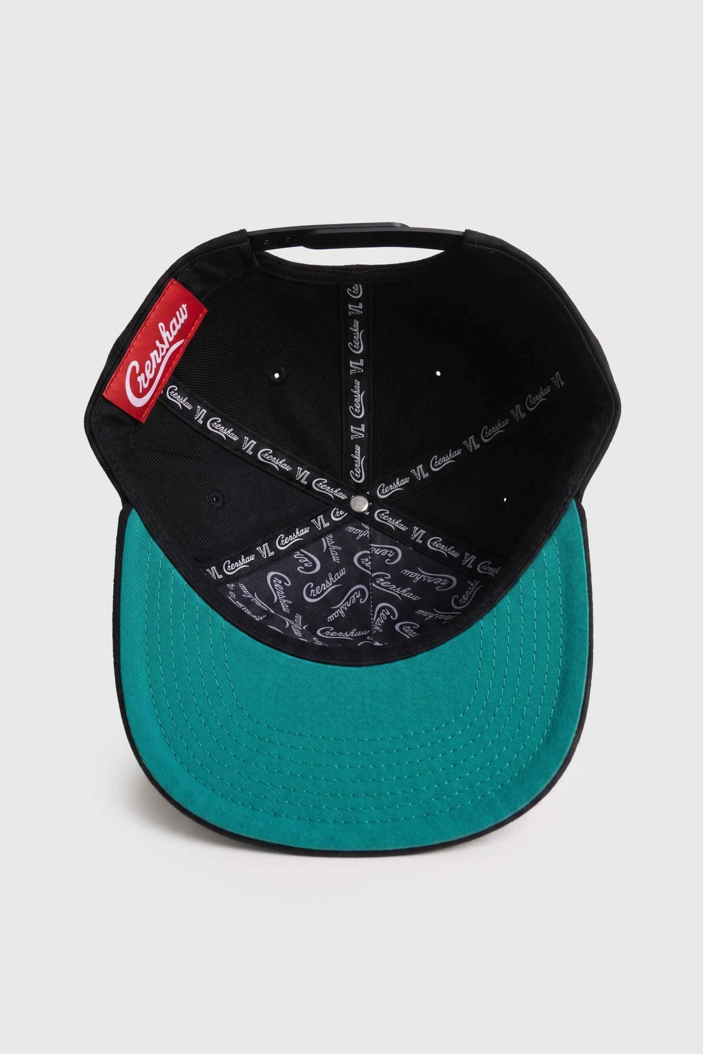 Boné Aba Reta Snapback Crenshaw Logo - Preto
