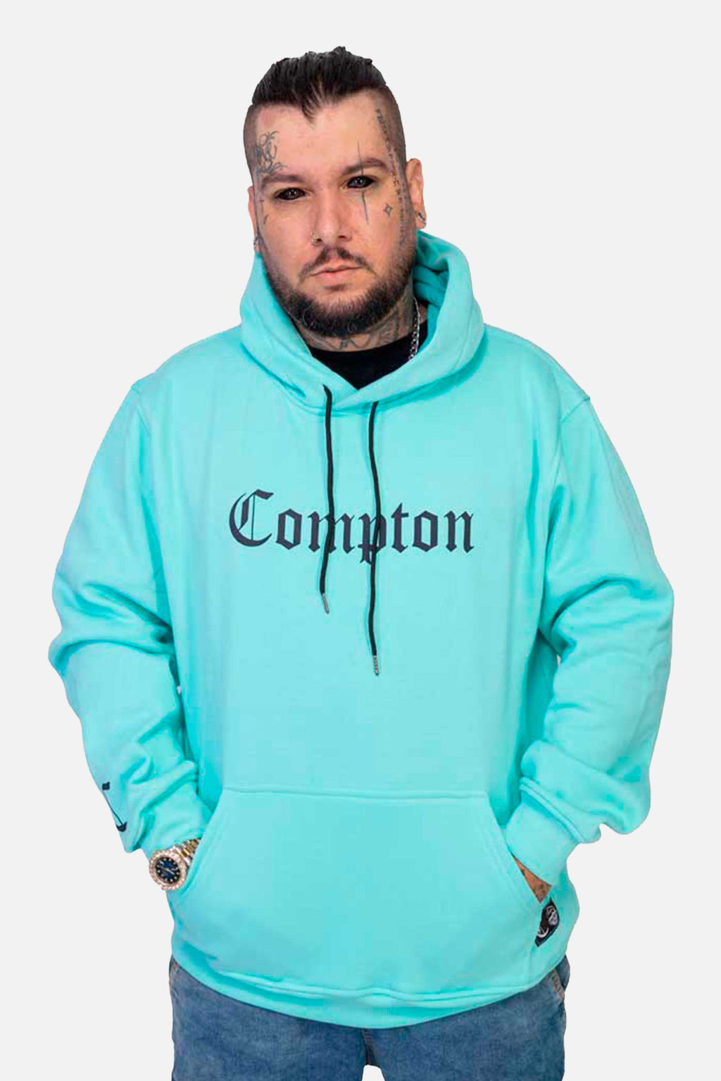 Moletom Compton Canguru Classic Verde