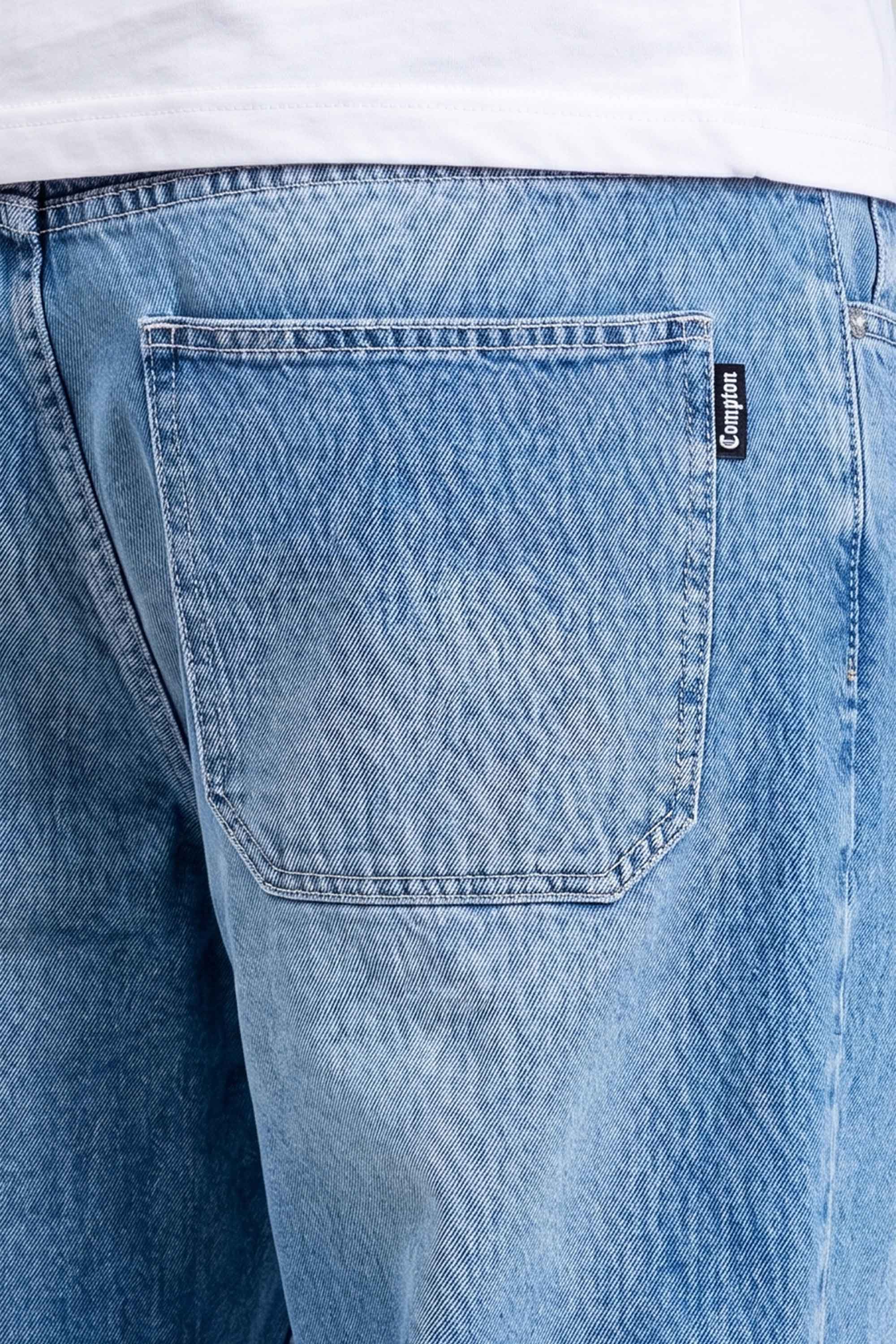 Calça Jeans Compton Bordada Pixo Two Pocket