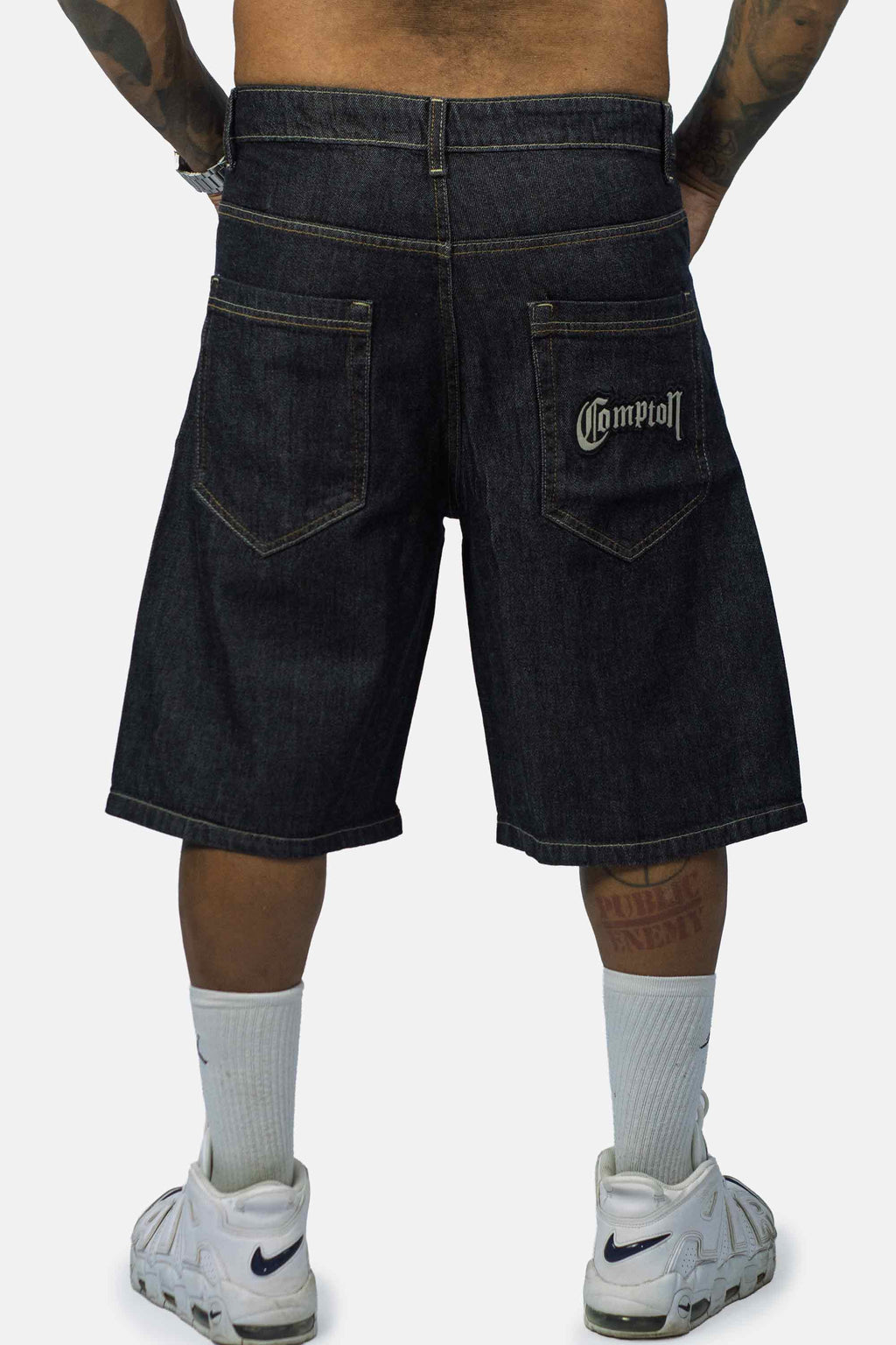 Bermuda Jeans Compton Black Five Poket