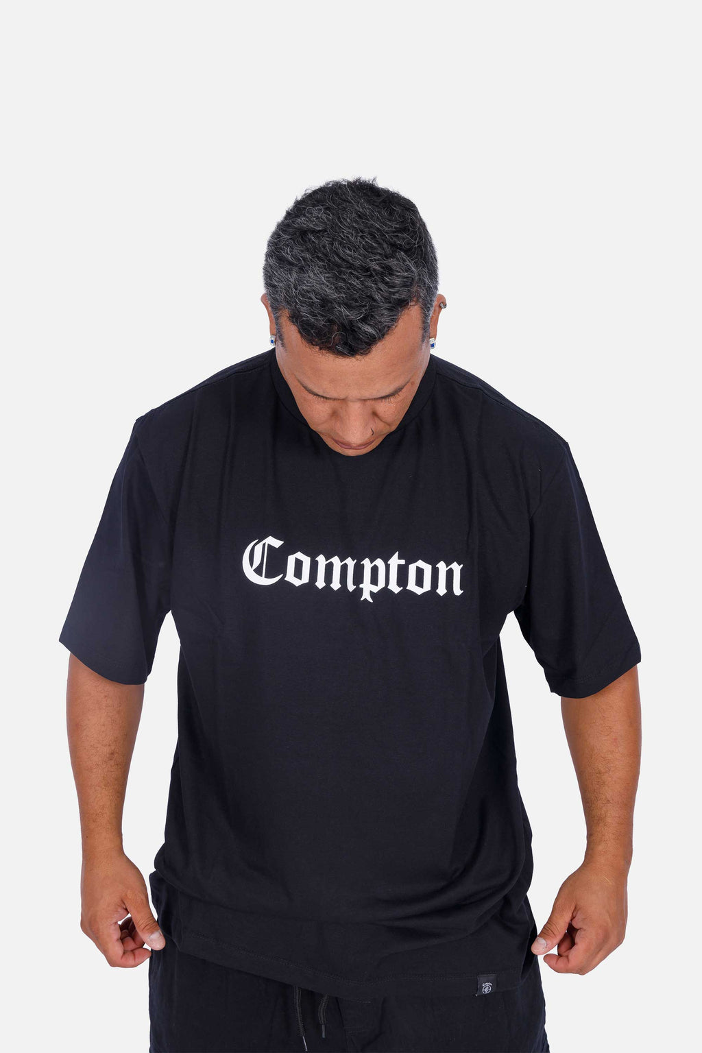 Camiseta Compton Oversized Classic Preta