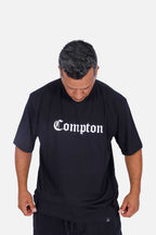 Camiseta Compton Oversized Classic Preta