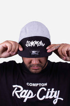 Boné Five Panel Collab Starter X Compton Clic Cinza