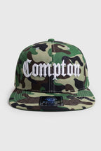 Boné Aba Reta Snapback Compton Clássico - Cammo