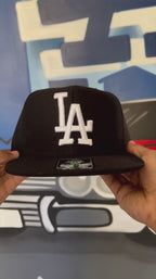 Boné Compton Aba Reta Snapback LA Authority Preto
