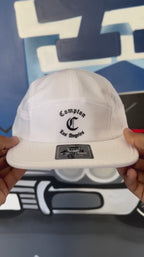 Boné Compton Five Panel Strapback Los Angeles Branco